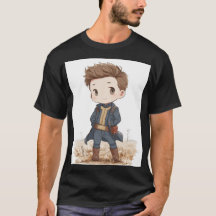 Chibi Vault‑Dwelling Wanderer | Cute Retro‑Futuris