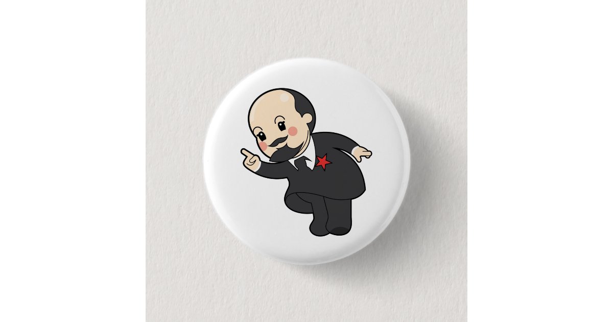 Chibi Vladimir Ilyich Lenin Button | Zazzle
