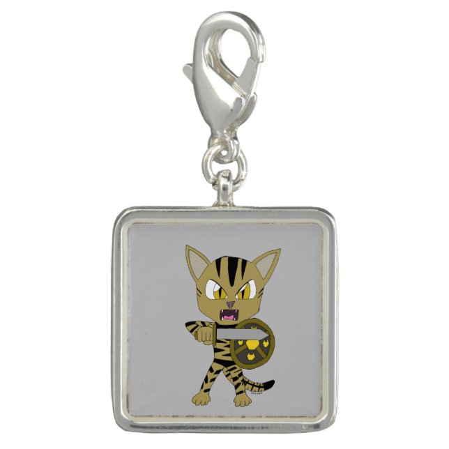 Chibi Warrior Cat Charm (Front)