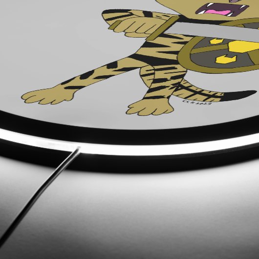 Chibi Warrior Cat LED Sign (Edge)