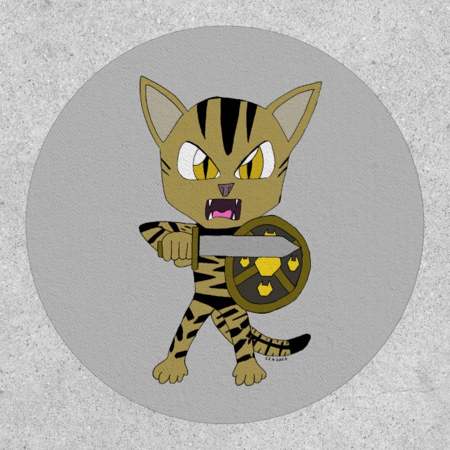 Chibi Warrior Cat Patch (Front)
