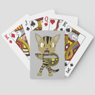 Chibi Warrior Cat Poker Cards