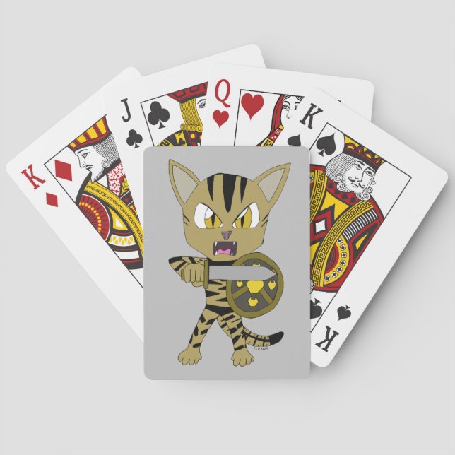 Chibi Warrior Cat Poker Cards (Back)