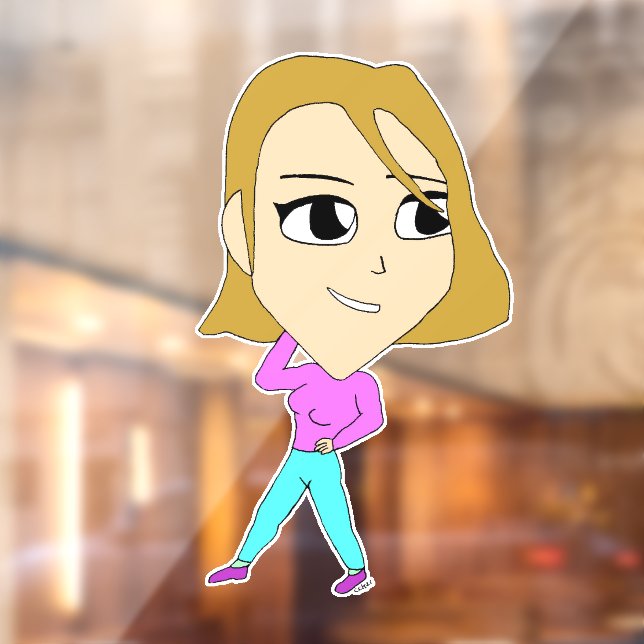 chibi     window cling (Sheet 2)