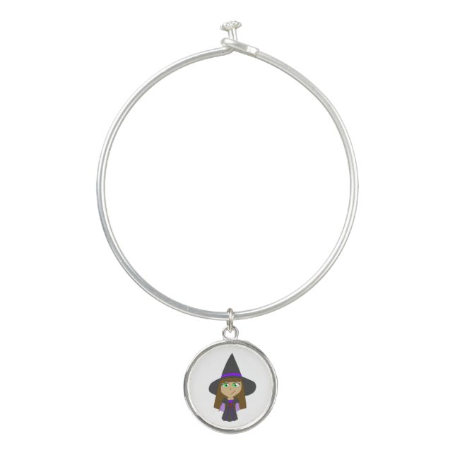 chibi witch   bangle bracelet (Front)