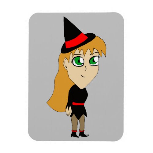 chibi witch   magnet