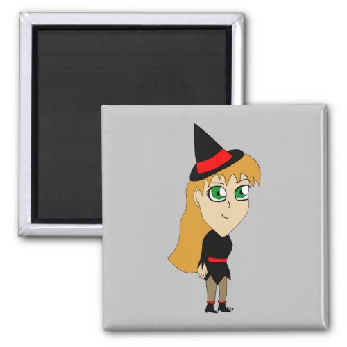 chibi witch  magnet