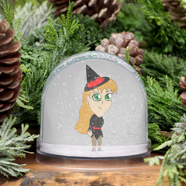 chibi witch   snow globe (Winter)