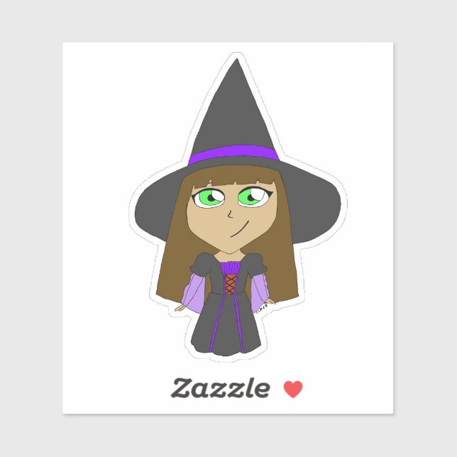 chibi witch   sticker (Sheet)
