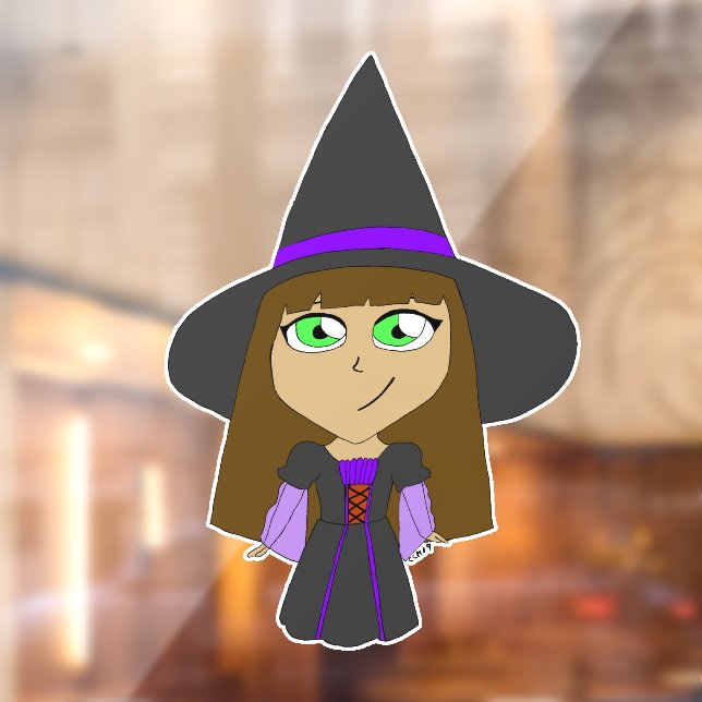 chibi witch  window cling (Sheet 2)