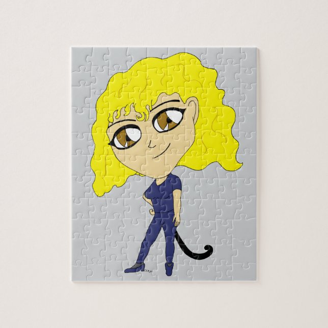 Chibi with a cat like tail jigsaw puzzle (Vertical)