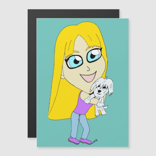 Chibi with a pup (Front/Back)