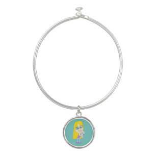 Chibi with a pup bangle bracelet
