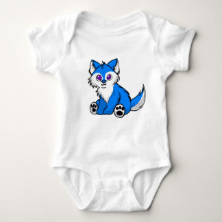 Chibi Wolf Onsie Baby Bodysuit