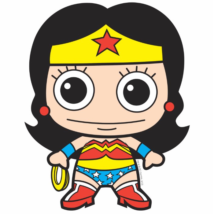 Chibi Wonder Woman Acrylic Cut Outs