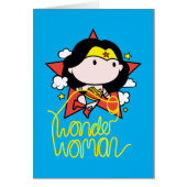 Chibi Wonder Woman Flying With Lasso (Front)