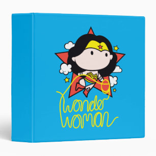 Chibi Wonder Woman Flying With Lasso Binder
