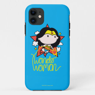 Chibi Wonder Woman Flying With Lasso iPhone 11 Case