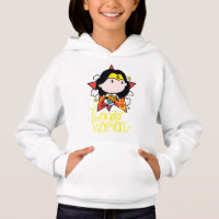 Chibi Wonder Woman Flying With Lasso