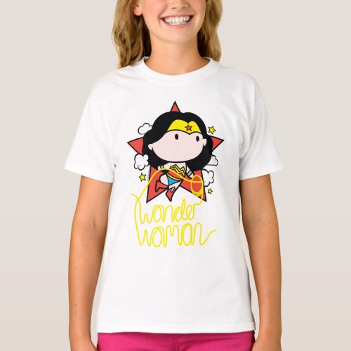 Chibi Wonder Woman Flying With Lasso T_Shirt