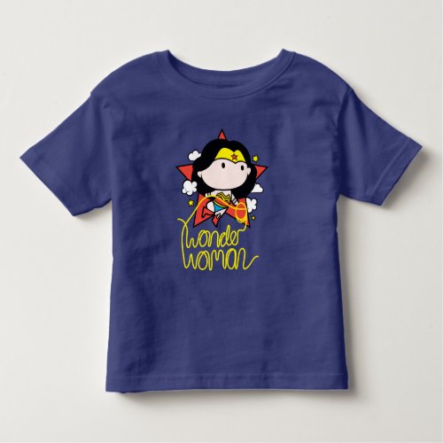 Chibi Wonder Woman Flying With Lasso Toddler T_shirt