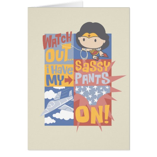 Chibi Wonder Woman | I Have My Sassy Pants On! (Front)