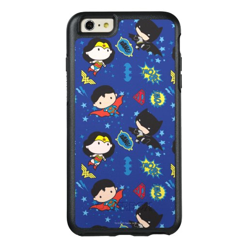 Chibi Wonder Woman, Superman, and Batman Pattern OtterBox iPhone 6/6s Plus Case