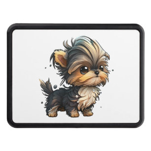 Chibi Yorkshire Terrier Hitch Cover