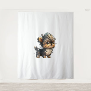 Chibi Yorkshire Terrier Tapestry