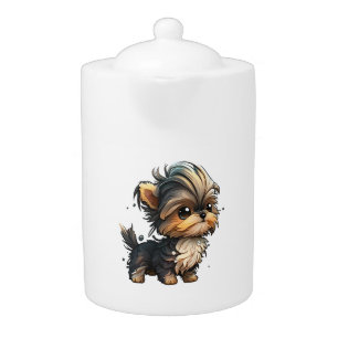 Chibi Yorkshire Terrier Teapot