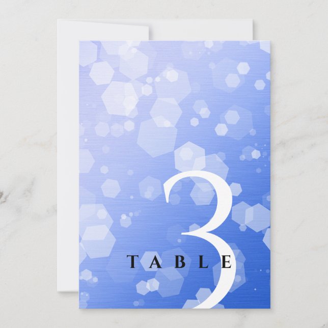 Chic 45th 51st 65th Sapphire Wedding Anniversary Invitation (Front)