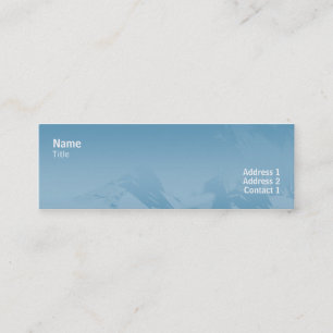 Chic 80s - Skinny Mini Business Card