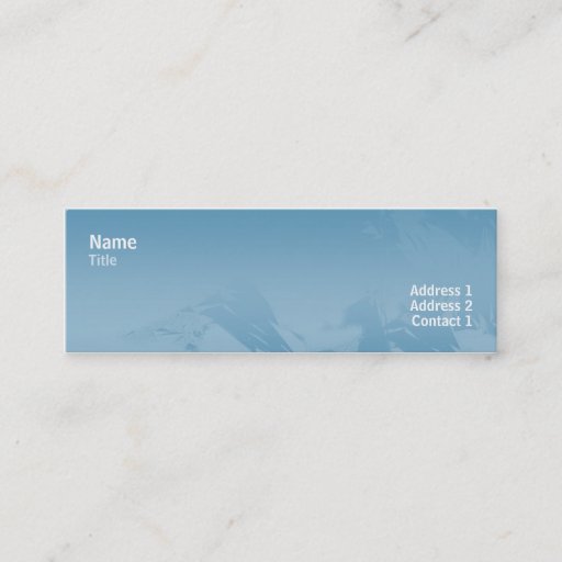 Customizable Chic 80s - Skinny Business Cards