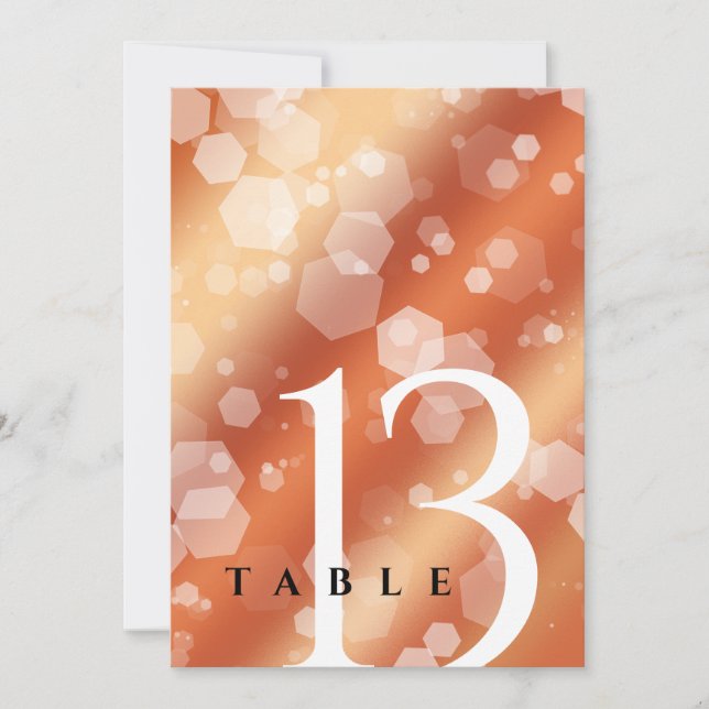 Chic 8th 32nd Bronze Wedding Anniversary Invitation (Front)