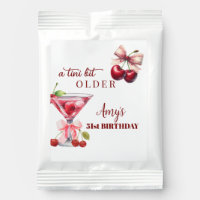 Chic A Tini Bit Older Cherry Martini 51st Birthday