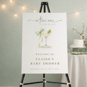 Chic A Tini One Baby Shower Welcome Foam Board