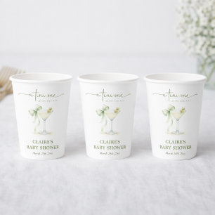 Chic A Tini One Is On The Way Baby Shower Paper Cups