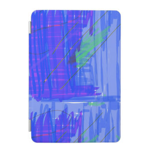 Chic Abstract Blue iPad Mini Cover