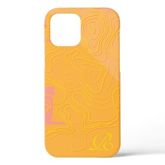 Chic Abstract Monogram Case-Mate iPhone Case