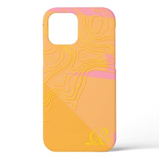 Chic Abstract Monogram Case-Mate iPhone Case