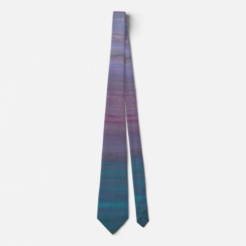 Chic Abstract  Pink Teal Blue Turquoise Purple Neck Tie