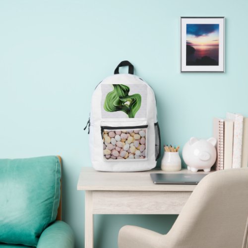 Chic Abstraction Graphic Art Decor Backpack
