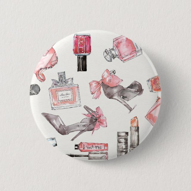 Chic Accents | Watercolor Fashion Button (Front)