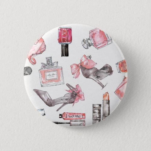 Chic Accents  Watercolor Fashion Button