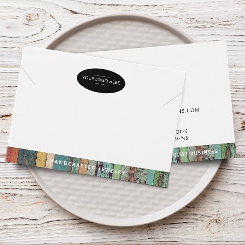 Chic Add Your Logo Necklace Bracelet Display Card