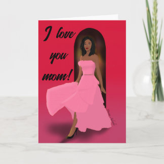 Chic African American Mother's Day Card