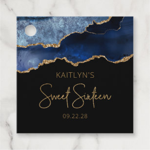 Sweet 16 Favor Tags | Zazzle