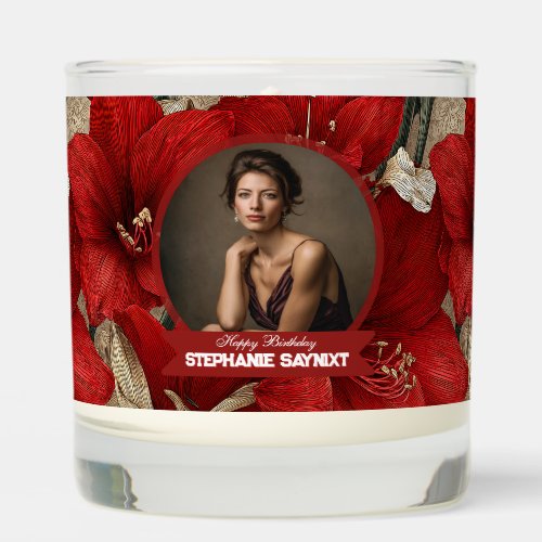 Chic Amaryllis Kids Birthday Gift For Teen Scented Candle
