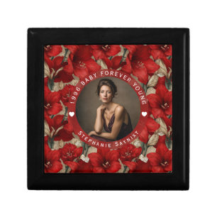 Chic Amaryllis Surprise Birthday Trendy Gift Box