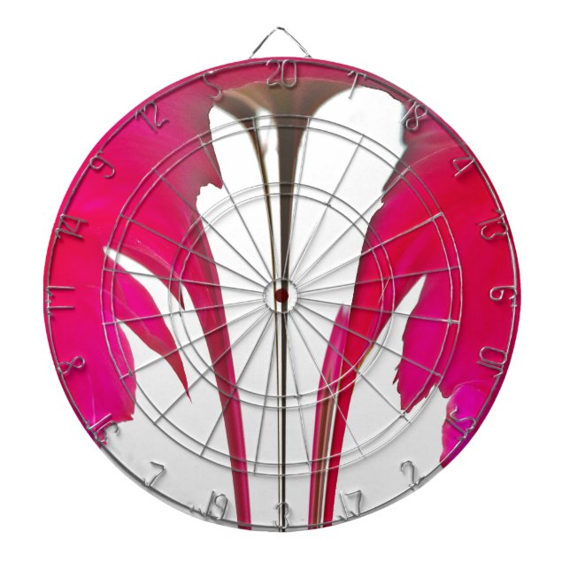 Chic amazing Red rose Hakuna Matata white sky gift Dartboard With Darts (Front)